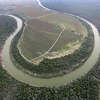 HARLINGEN, TX - MAY 21: The Rio Grande snakes towards the Gulf of Mexico at the U.S.-Mexico border on May 21, 2013 near Harlingen, Texas. (Photo by John Moore/Getty Images)