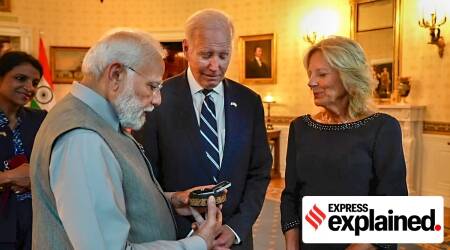 PM Modi with Joe Biden & Jill Biden at White House
