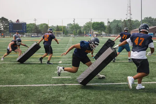 The football program at Buffalo Grove High School outside Chicago eliminated full-contact practices in 2019.